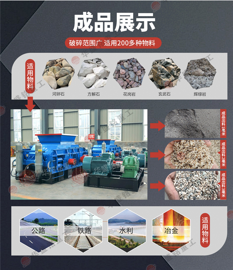 對輥制砂機適用物料 對輥制砂機,對輥式制砂機價格,雙輥制砂機,大小型制砂設(shè)備廠家